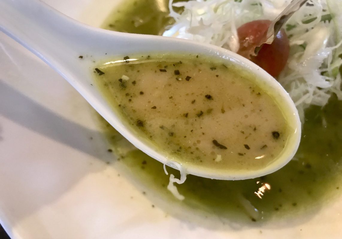 麵藏藏の味噌スープ