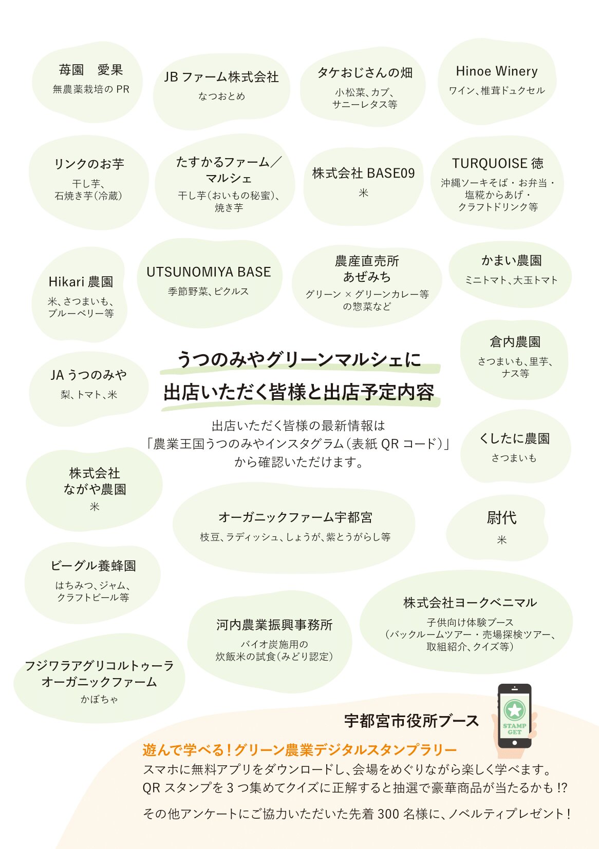 第2回うつのみやグリーンマルシェ開催 10/19宮みらいライトヒルにやさしい食が集う